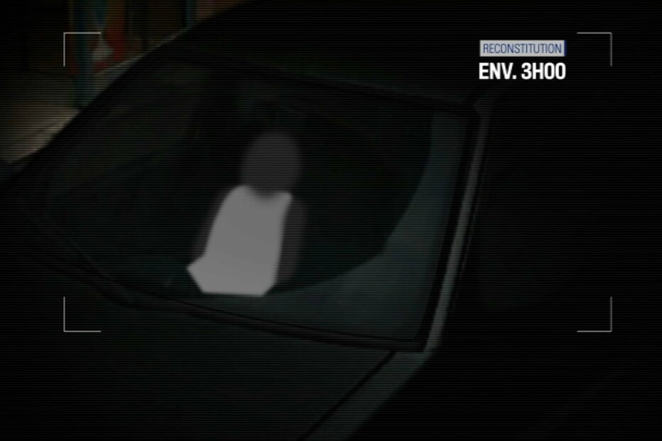 Reconstituição mostra silhueta semelhante à de Maëlys no carro do suspeito