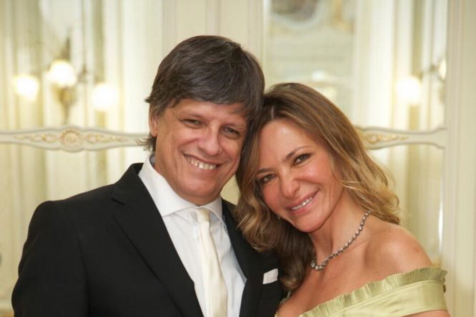 Zé Pedro no casamento com Cristina Ávides em 2013