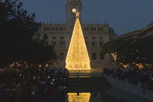 Luzes de Natal no Porto