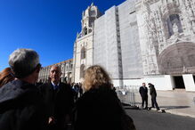 Marcelo esteve presente nas cerimónias fúnebres de Zé Pedro