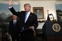 Donald Trump reconheceu Jerusalém como capital de Israel