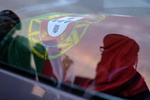 Funeral do paraquedista, ontem, em Lobão da Beira, Tondela 