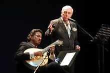 Concerto de 50 anos de carreira do fadista portugues João Braga, na Sala Luís Miguel Cintra do Teatro São Luiz