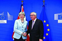 Theresa May, Jucnker, Brexit, acordo, UE