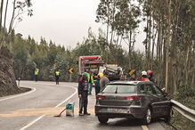 Acidente na EN234, que liga Mortágua ao Luso, provocou seis feridos, dois dos quais crianças  