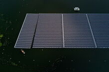 Esta será a maior central de energia solar flutuante