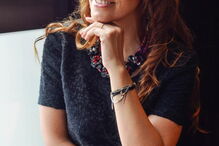 A estilista Micaela Oliveira