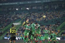 Sporting e Vilaverdense no jogo da Taça de Portugal