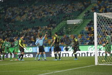 Sporting e Vilaverdense no jogo da Taça de Portugal