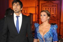 Andreia Marques e o antigo jogador do FC Porto, Lucho