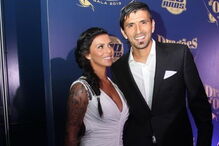 Andreia Marques e o antigo jogador do FC Porto, Lucho