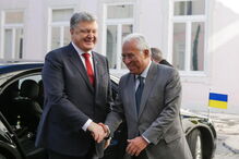 Petro Poroshenko e António Costa