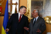 Petro Poroshenko e António Costa