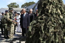 Marcelo Rebelo de Sousa e Fuzileiros