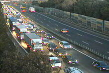 Acidente com camião na A1