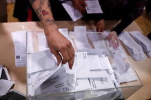 Contagem de votos na Catalunha