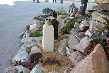 Oito toneladas de pedra criam presépio original em Mourolinho