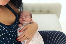 Georgina com a filha de Ronaldo, Alana Martina