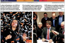 Jornais espanhóis reagem às eleições na Catalunha