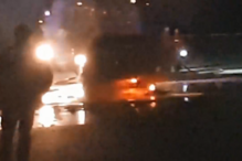 Carro incendeia-se na A13 em Tomar