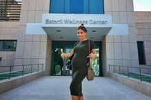 Luciana Abreu durante a gravidez