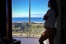 Luciana Abreu durante a gravidez