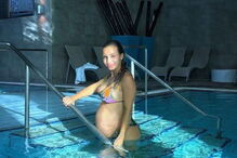 Luciana Abreu durante a gravidez