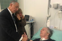 Marcelo visita Casa dos Marcos na véspera de Natal