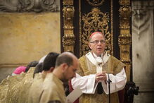 O Patriarca de Lisboa, D. Manuel Clemente, celebra a missa Pontifical do Natal na Sé de Lisboa