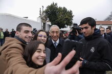 Marcelo em Pedrógão Grande no Natal