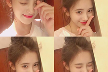 A cantora chinesa Ju Jingyi , de 23 anos, aparece em 8.º lugar da lista das mulheres mais bonitas do mundo