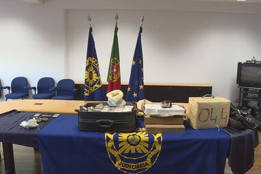 Droga apreendida na operação liderada pela PJ e que travou grupo que operava com rede internacional de tráfico 