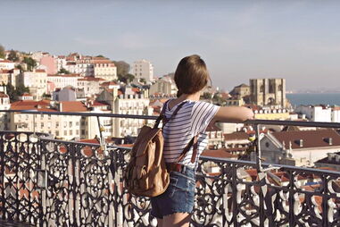 Turista em Lisboa, turismo, portugal
