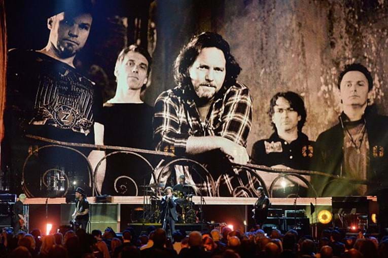 Os Pearl Jam, em 2017