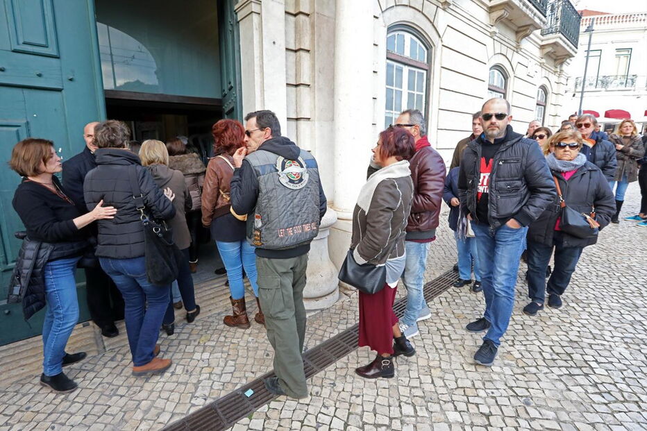 Velório de Zé Pedro, músico guitarrista dos Xutos & Pontapés, no Antigo Museu dos Coches