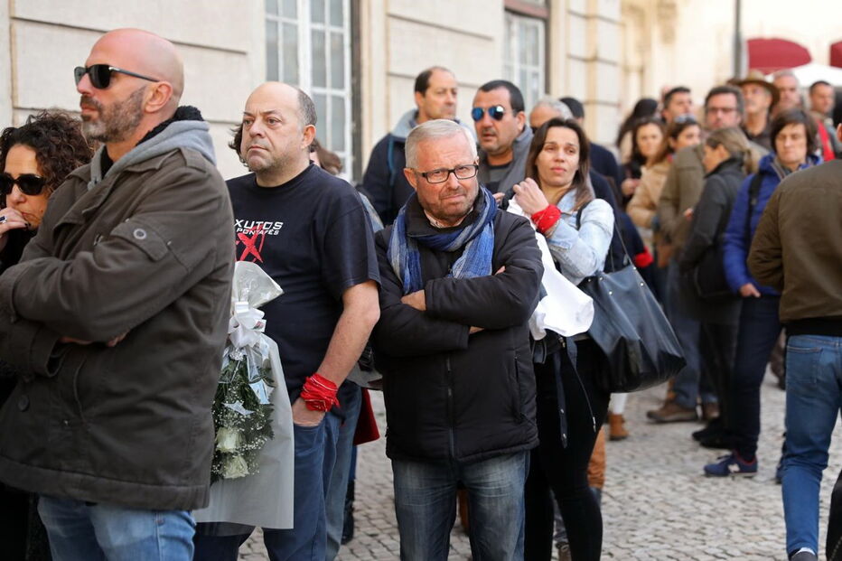 Velório de Zé Pedro, músico guitarrista dos Xutos & Pontapés, no Antigo Museu dos Coches