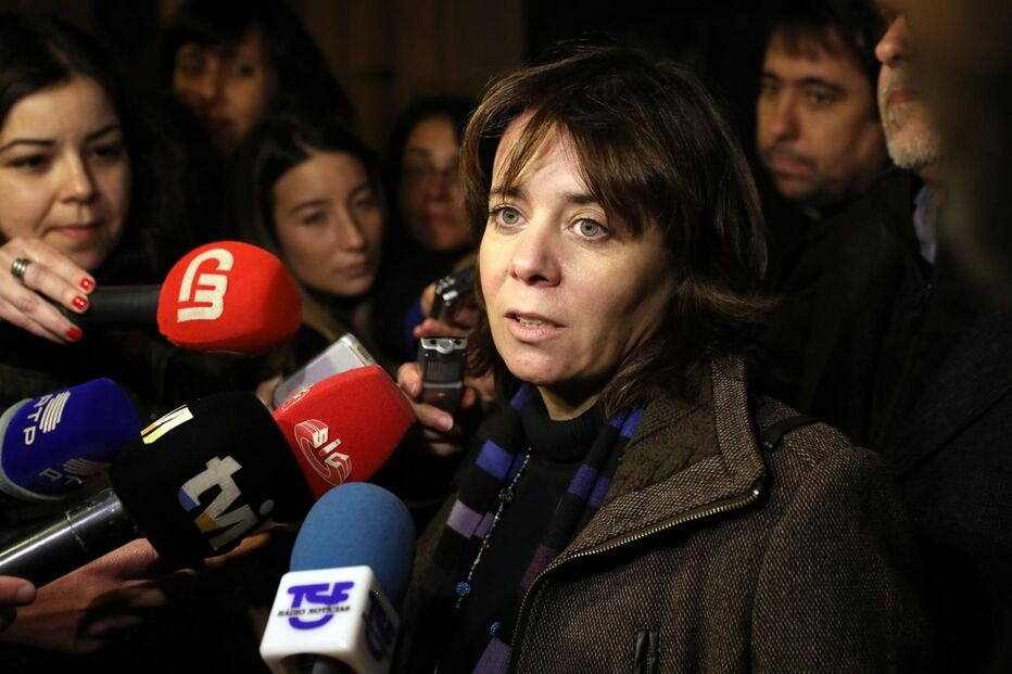 Catarina Martins no velório de Zé Pedro