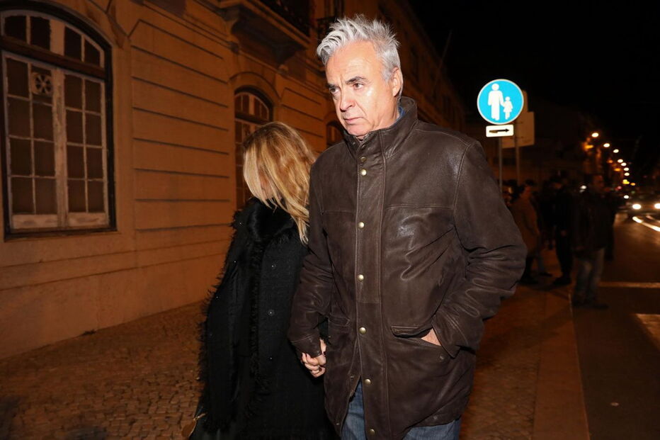 João Gil no velório de Zé Pedro