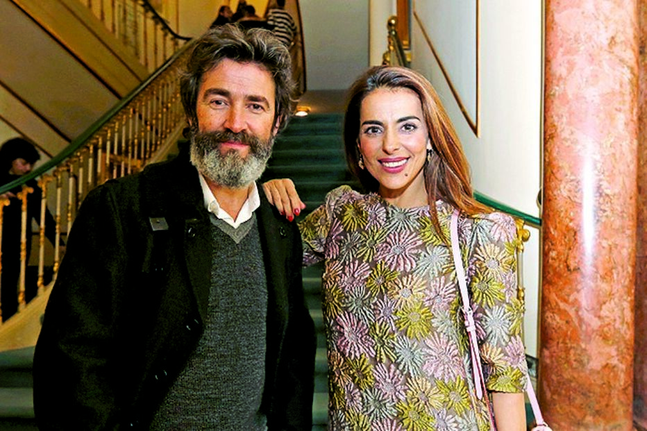 João Reis e Catarina Furtado também foram ao Teatro da Trindade   