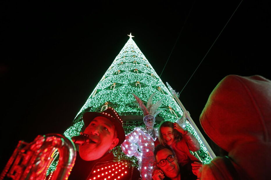 Árvore de Natal de Lisboa tem 30 metros   