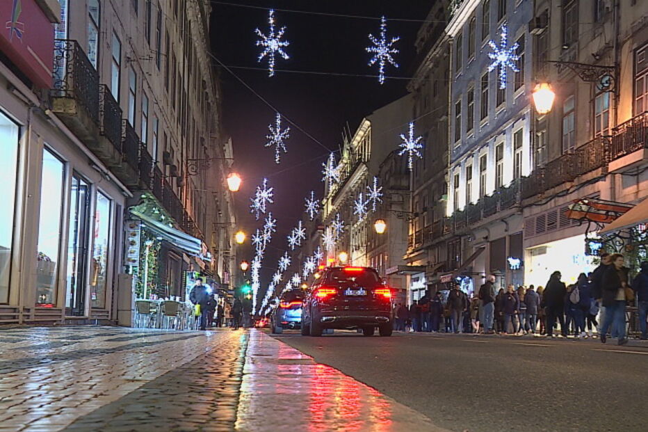 Luzes de Natal em Lisboa