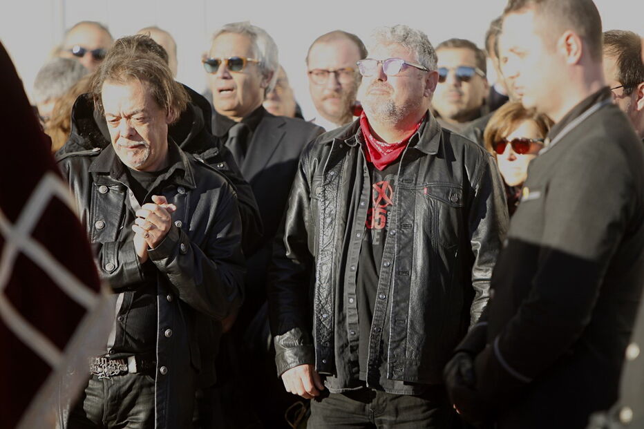 Tim, Cabeleira, Kalú, Gui, Zé Pedro, Xutos e Pontapés, funeral, morte