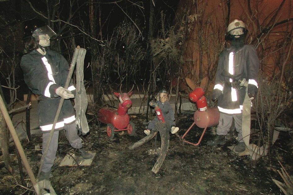 bombeiros, presépio, fogos, incêndios, pedrógão, mortos, vítimas