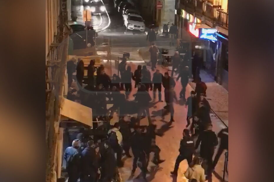 Imagens mostram agressões no Cais do Sodré