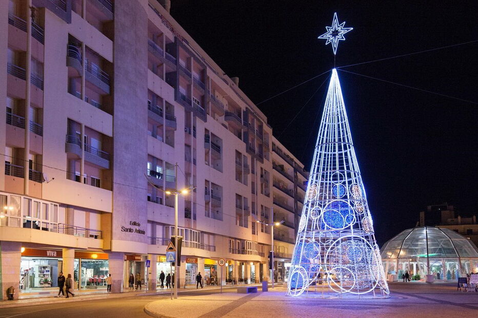 Luzes de Natal em Faro