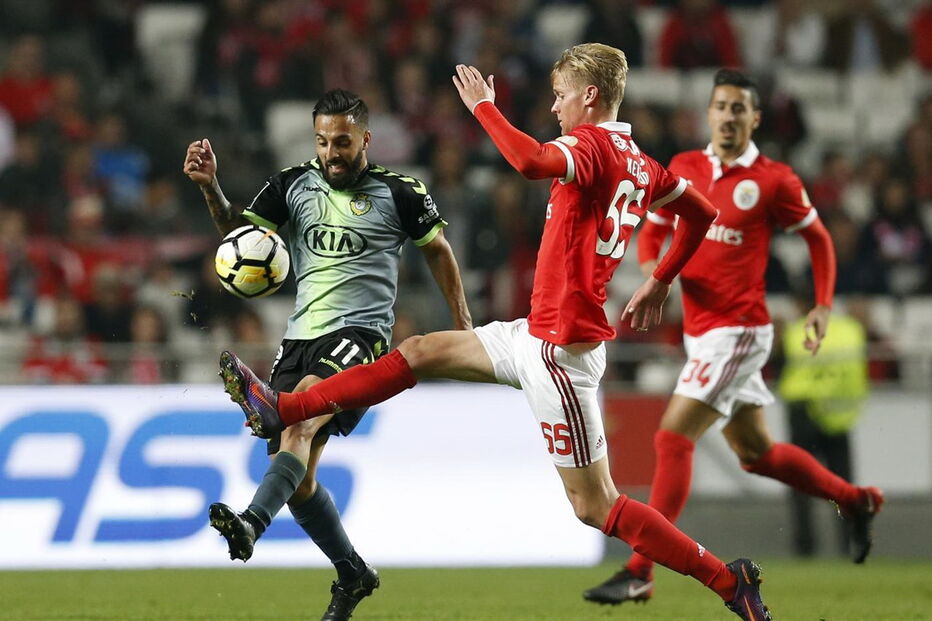 Keton Parks jogou pela equipa principal do Benfica contra o Setúbal