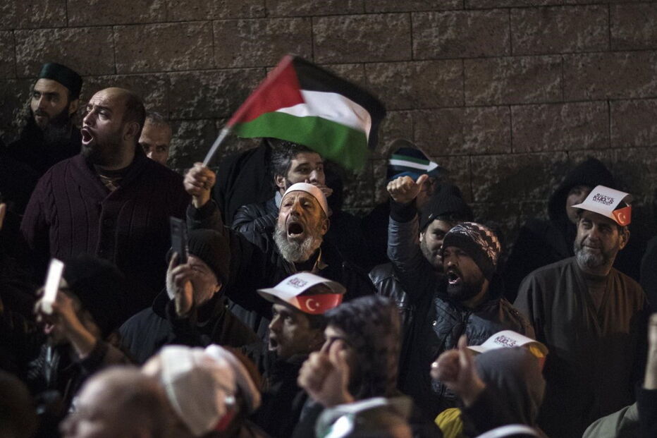 Protestos após Trump reconhecer Jerusalém como capital de Israel