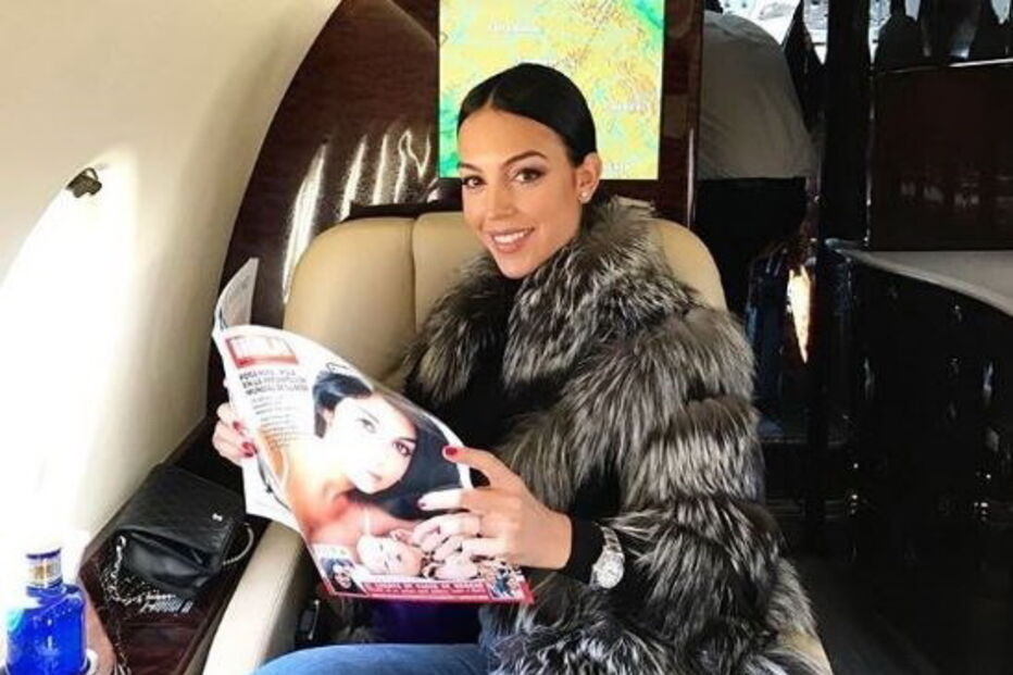 Grogina publicou fotografia com casaco de peles