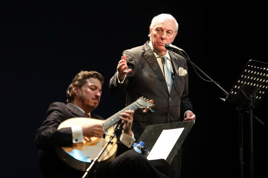 Concerto de 50 anos de carreira do fadista portugues João Braga, na Sala Luís Miguel Cintra do Teatro São Luiz