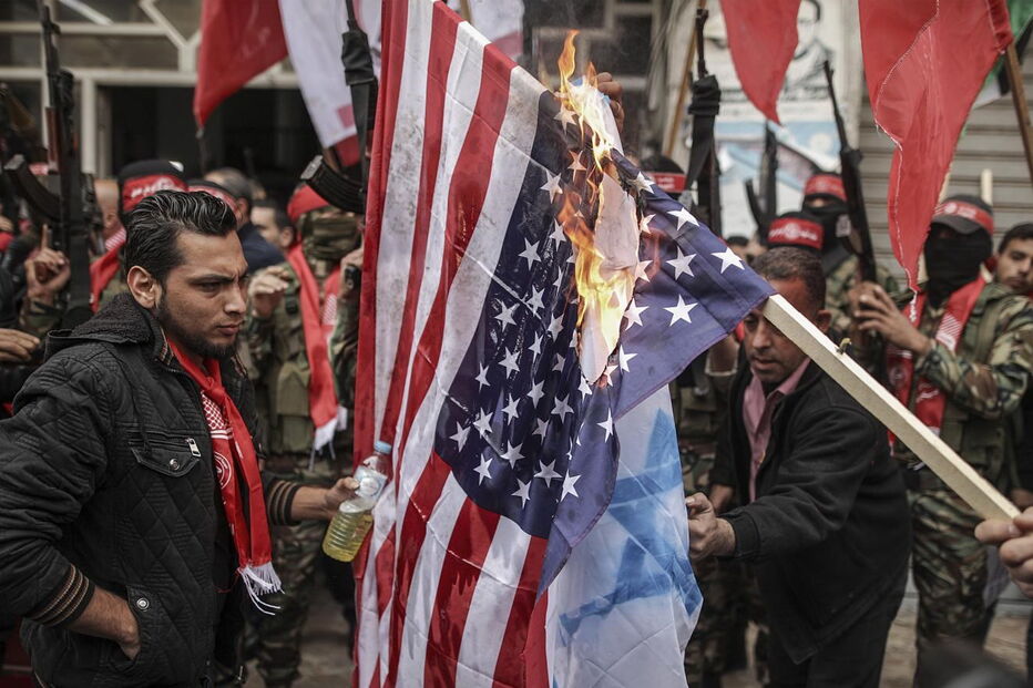 Protestos anti Trump após decisão de reconhecer Jerusalém como capital de Israel